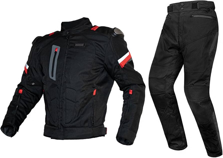 Amazon | RENHE バイクウェア 上下セット 冬用 メンズバイクジャケット